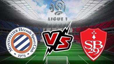 ستاد بريست 29 و مونبلييه بث مباشر