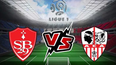 ستاد بريست 29 و اجاكسيو بث مباشر