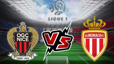نيس و موناكو بث مباشر