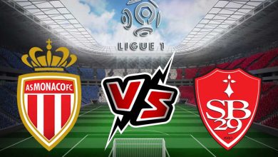موناكو و ستاد بريست 29 بث مباشر